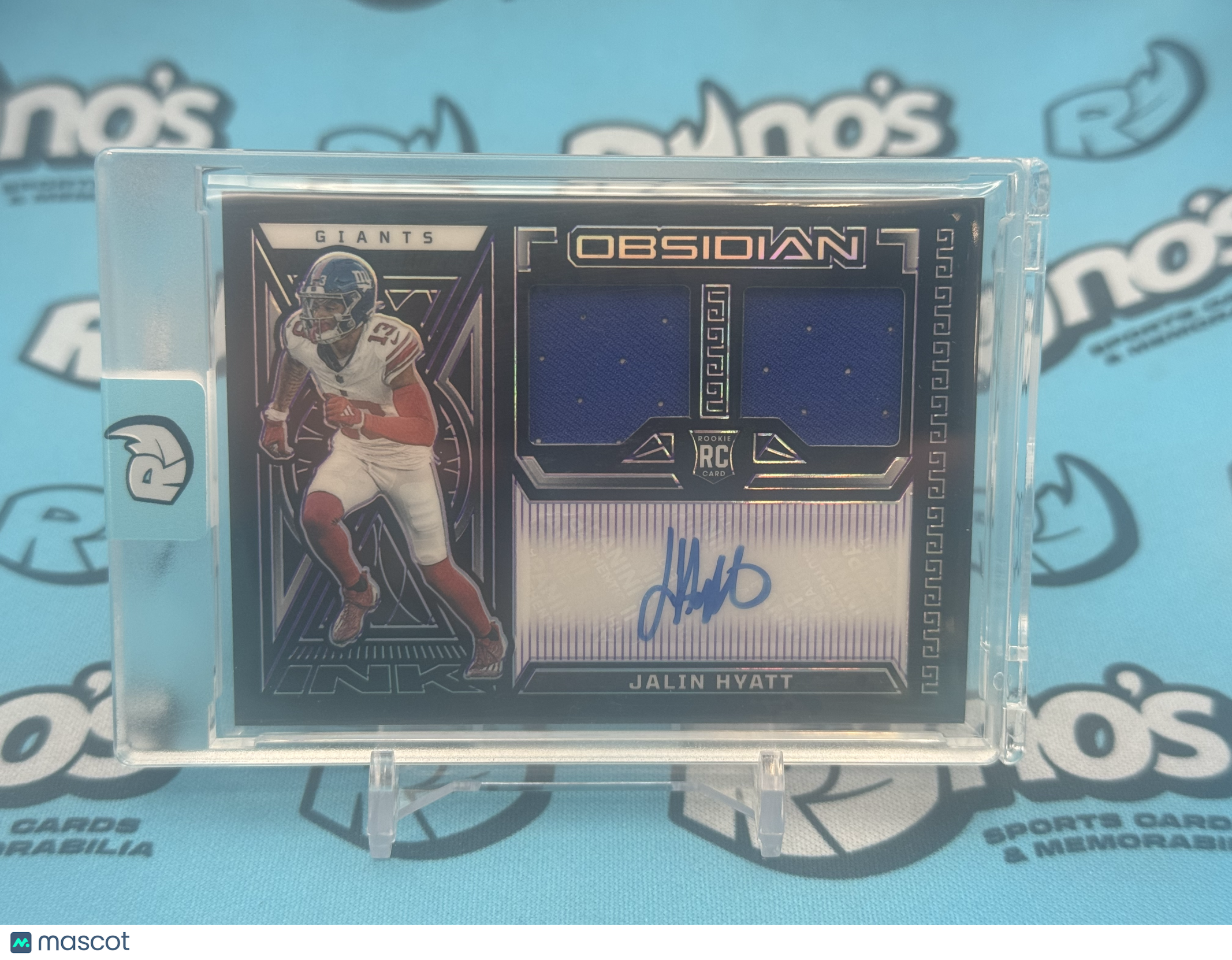 2023 Panini Obsidian Jalin Hyatt #RJI-JHY RC Patch