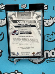 2022-23 Upper Deck Premier Hockey Nathan MacKinnon Mega Patch Chest Logo 25/31