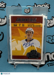2024-25 Upper Deck Credintials Kyle MacLean Retro Ticket Access Auto