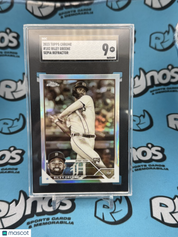 2023 Topps Chrome Riley Greene #182 Sepia Refractor SGC 9