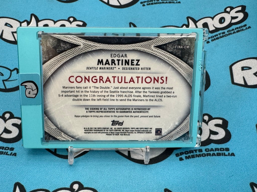 2017 Topps Finest Edgar Martinez #FNA-EM