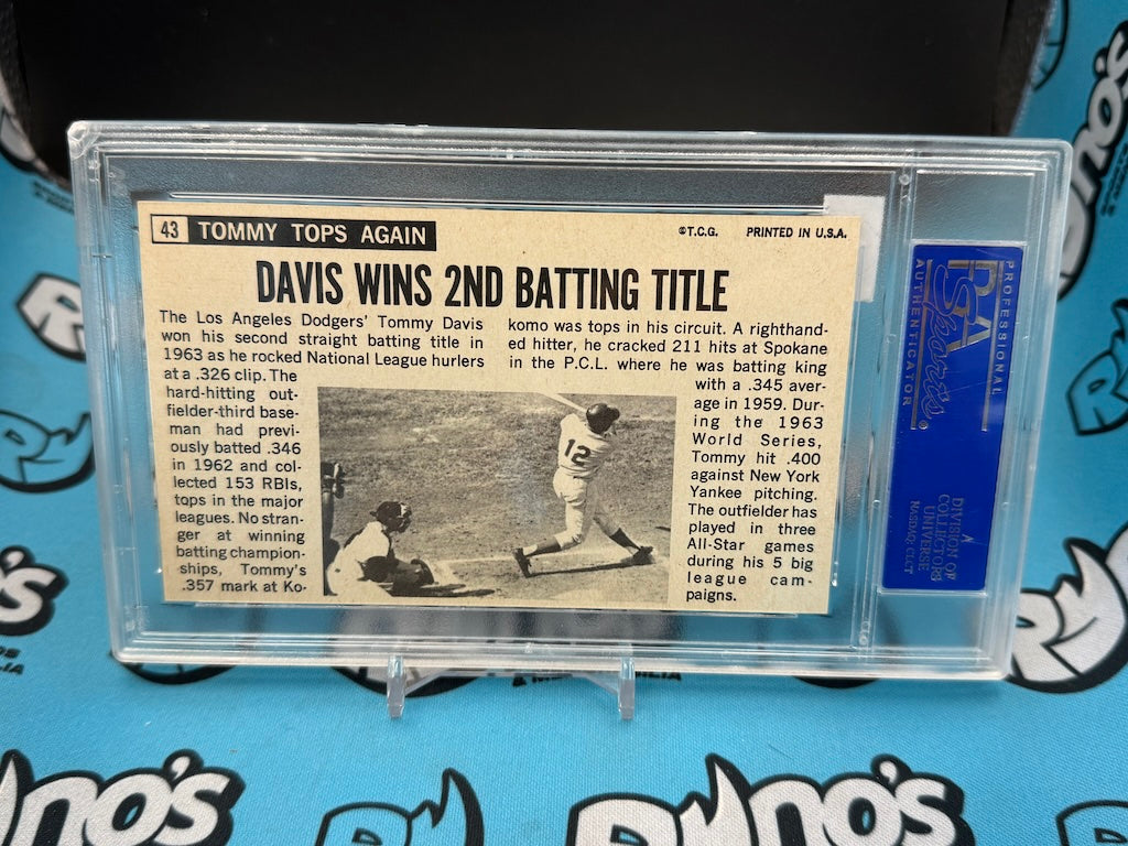 1964 Topps Giants Tommy Davis #43 PSA 8