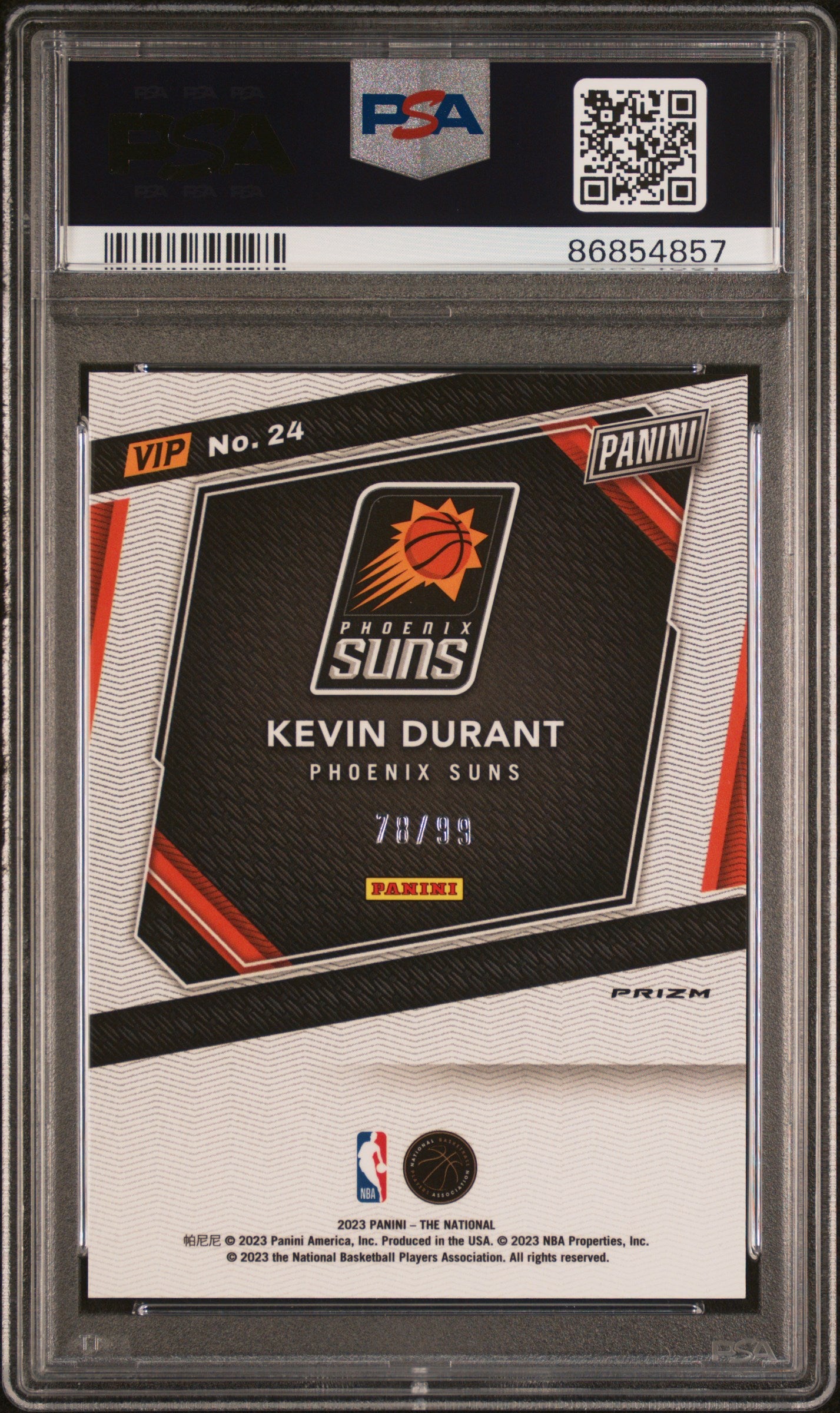 2023 Panini National Vip Gold Kevin Durant #24 PSA 10 – Rynos Sports Cards  and Memorabilia