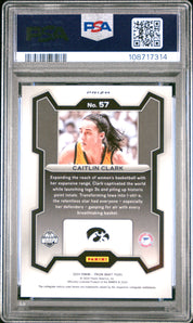 2024 Panini Prizm Draft Picks Caitlin Clark #57 Silver PSA 10