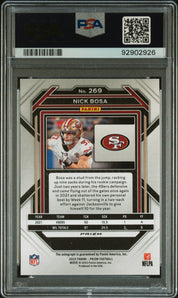 2022 Panini Prizm Nick Bosa #269 Autograph PSA 10