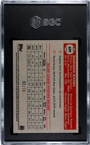 2021 Topps Chrome Platinum Aniv. Mariano Rivera Black Gold 70th Refractor SGC 10