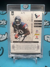 2012 Panini Limited Andre Johnson #8 Patch 4/5