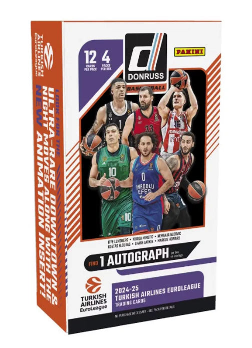 2024-25 Panini DonRuss Turkish Airlines Euro League Basketball Hobby Box