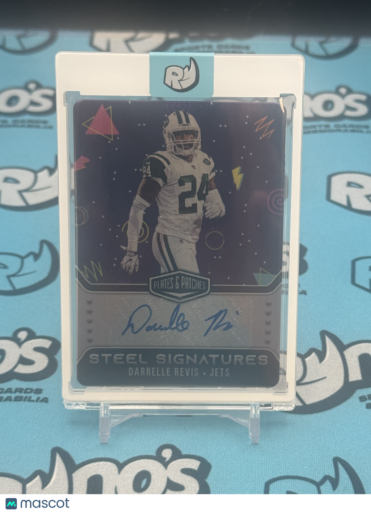 2023 Panini Plates & Patches Steel Signatures Darrelle Revis #SS-DR Autograph
