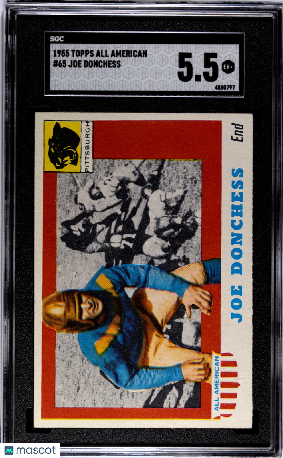 1955 Topps All American Joe Donchess #65 SGC 5.5