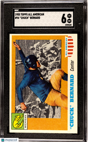 1955 Topps All American Chuck Bernard #94 SGC 6