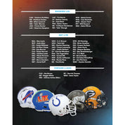 2025 Under Wraps NFL Single Mini Helmet Mystery Box